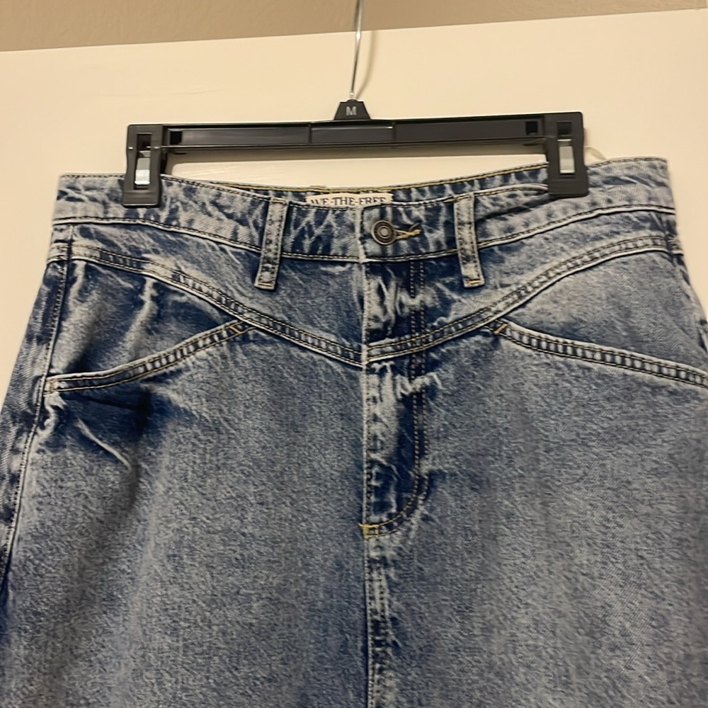 We The Free Indigo Denim Skirt - Picture 2 of 5